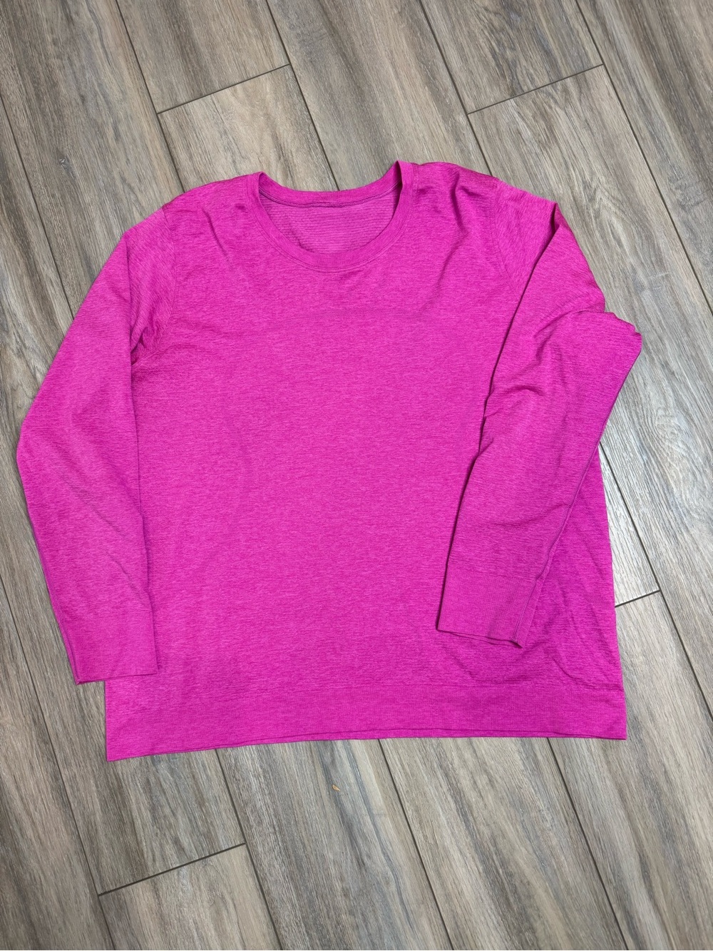 Lululemon pink long sleeve swiftly size xl/xxl